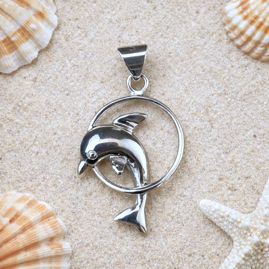 Sterling Silver Dolphin Pendant