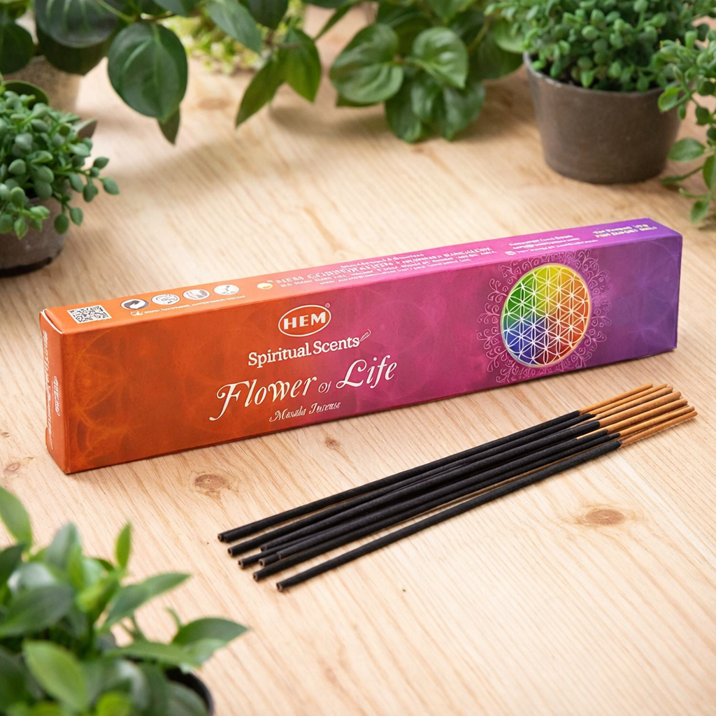 HEM Flower of Life Incense Box (15g)
