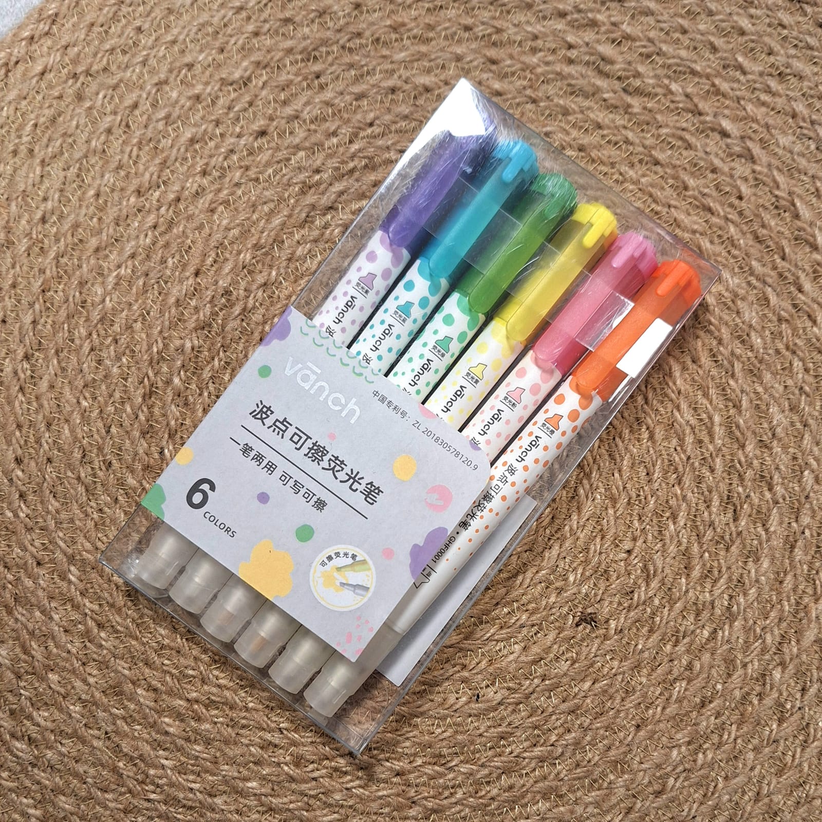 Vanch 6-Piece Erasable Markers
