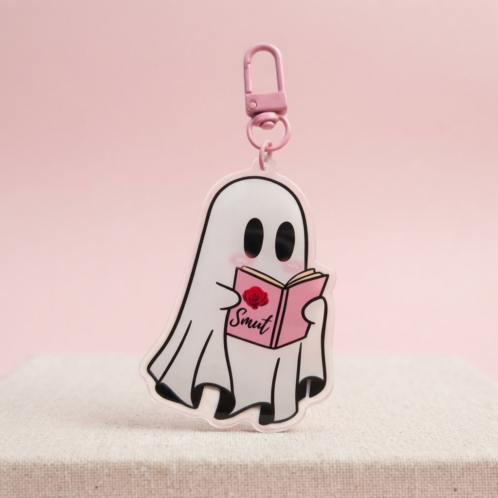 Smutty Ghost Keyring
