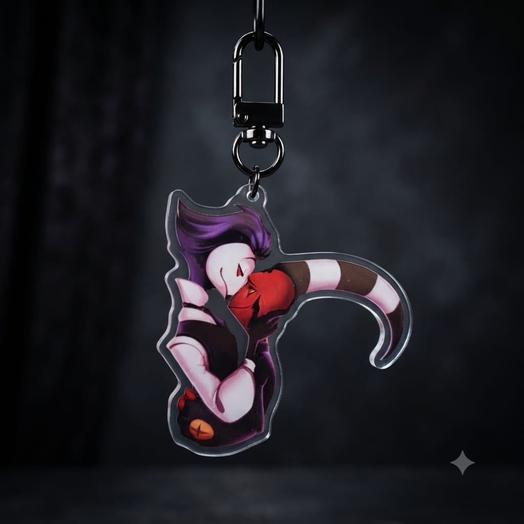 Helluva Boss: Stolas and Blitzo Keyring
