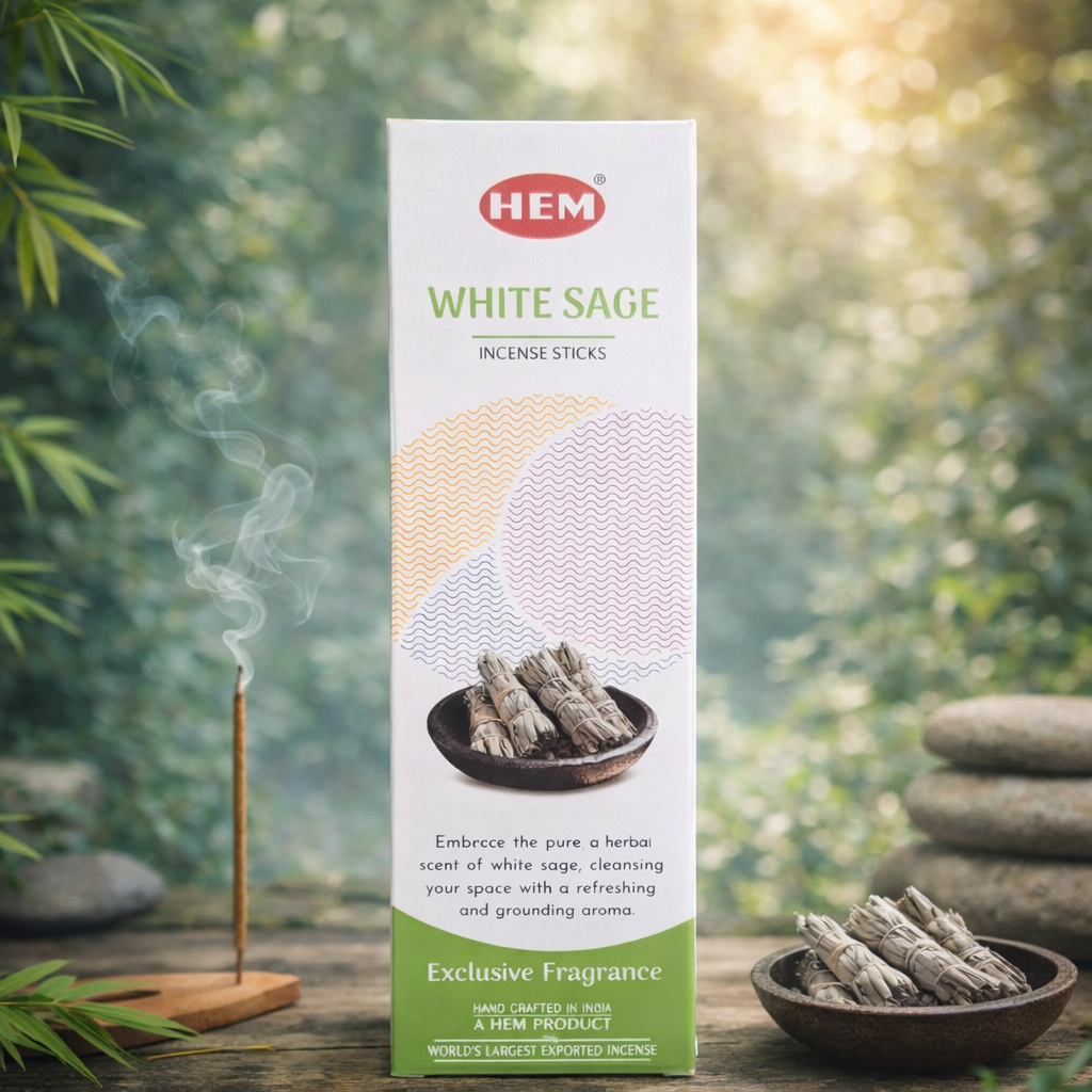 HEM White Sage Incense 25g - Exclusive Range