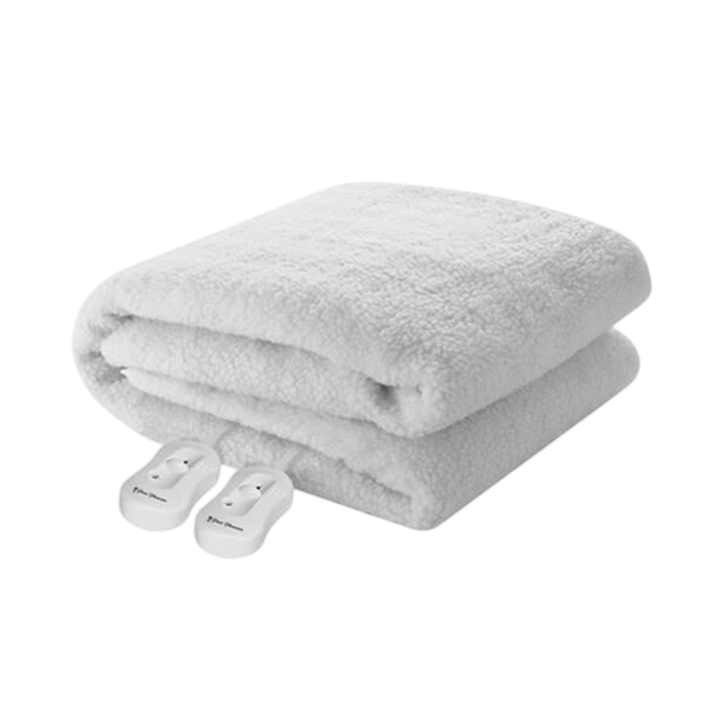 Pure Pleasure King Fullfit Sherpa Fleece Electric Blanket - 183cm x 188cm