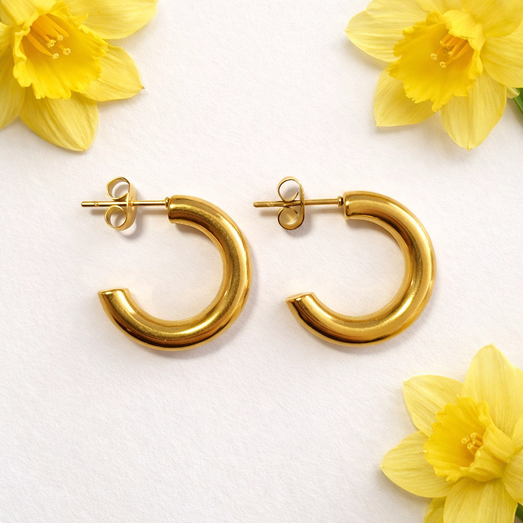 Gold Stainless Steel 2m Hoops