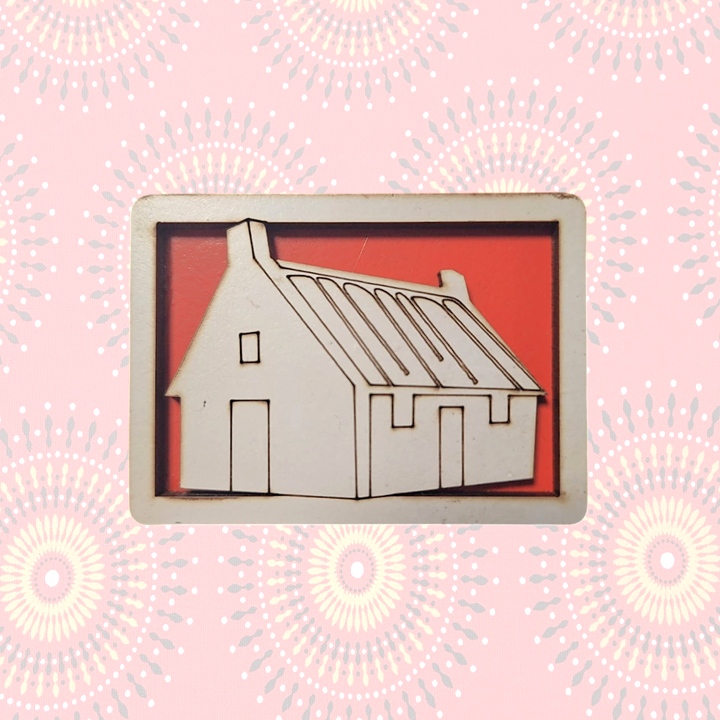 Magnet - Farm House Red