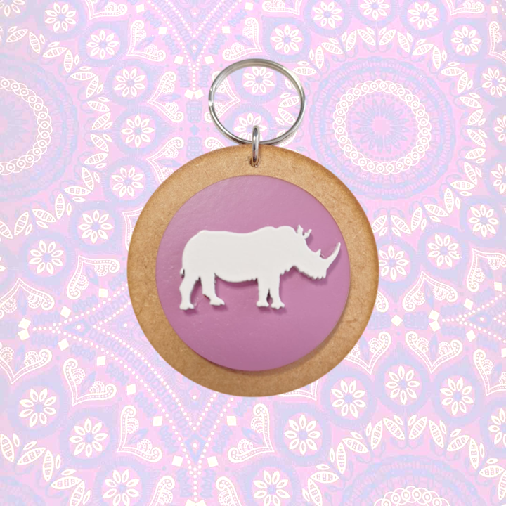 Keyring - Rhino Purple