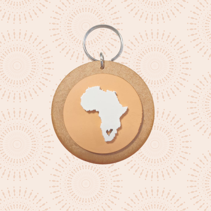 Keyring - Africa Orange