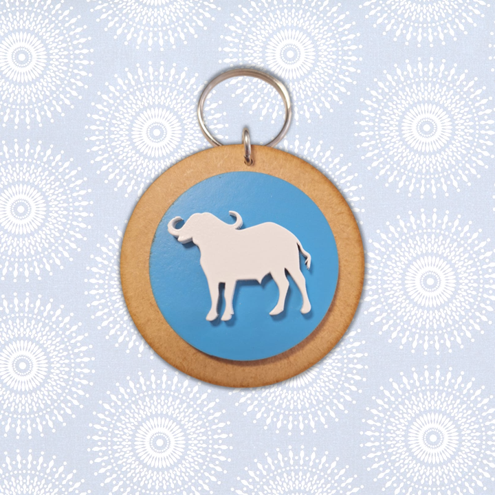 Keyring - Buffalo Blue