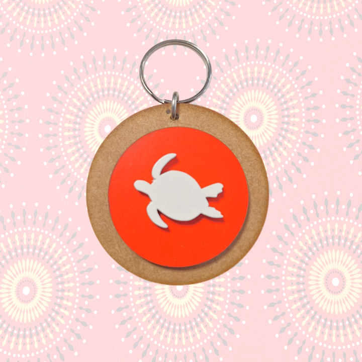 Keyring - Turtle Red