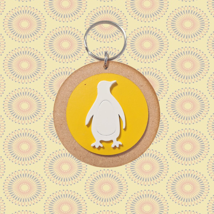 Keyring - Penguin Yellow