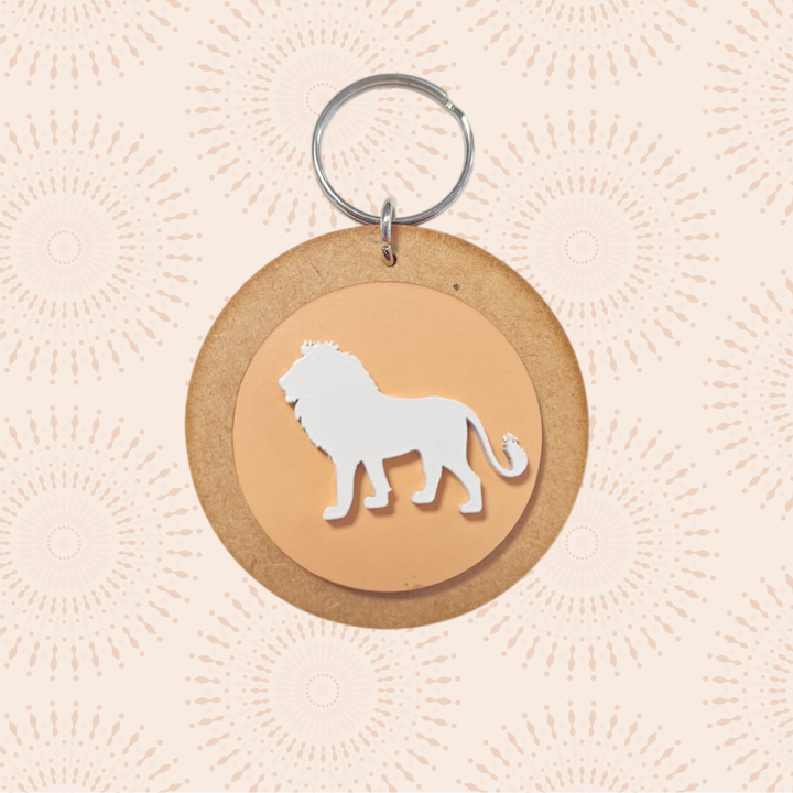 Keyring - Lion Orange