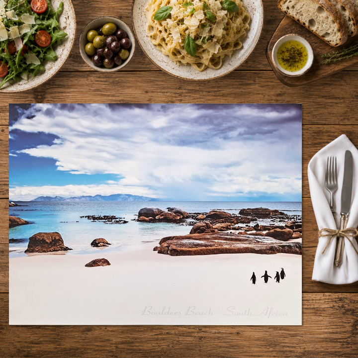 PVC Placemats (Set of 4) - Boulders Beach