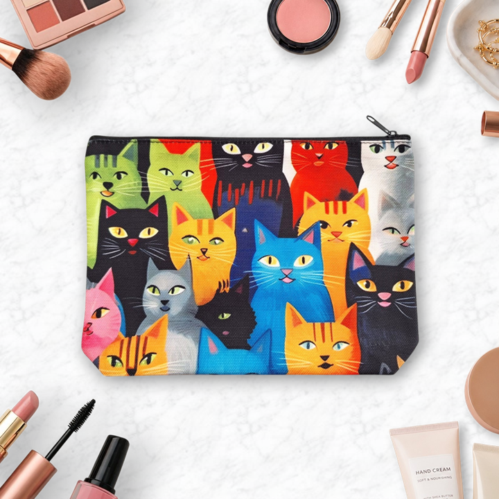 Cosmetic Bag - Colour Cats