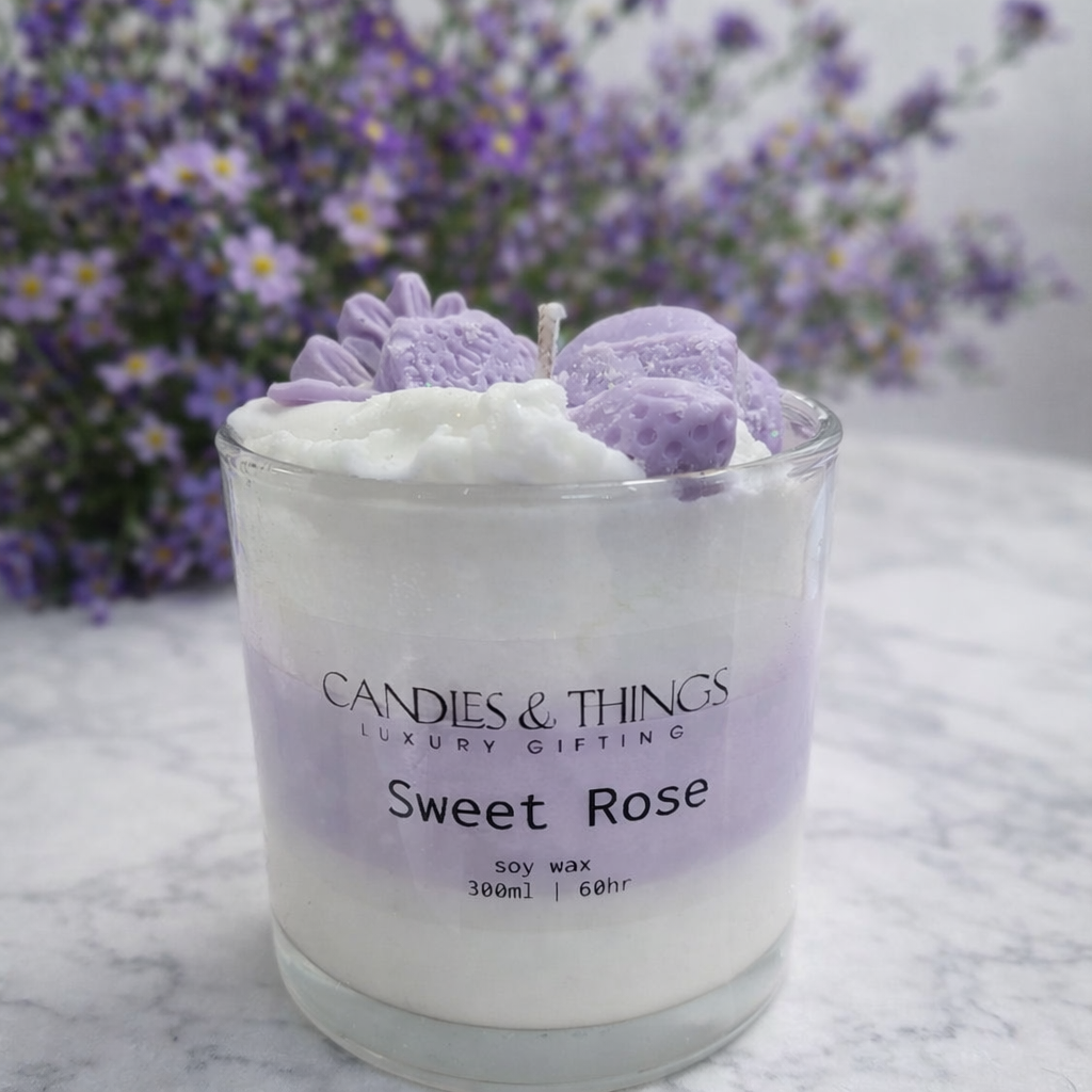 Soy Candle - Sweet Rose