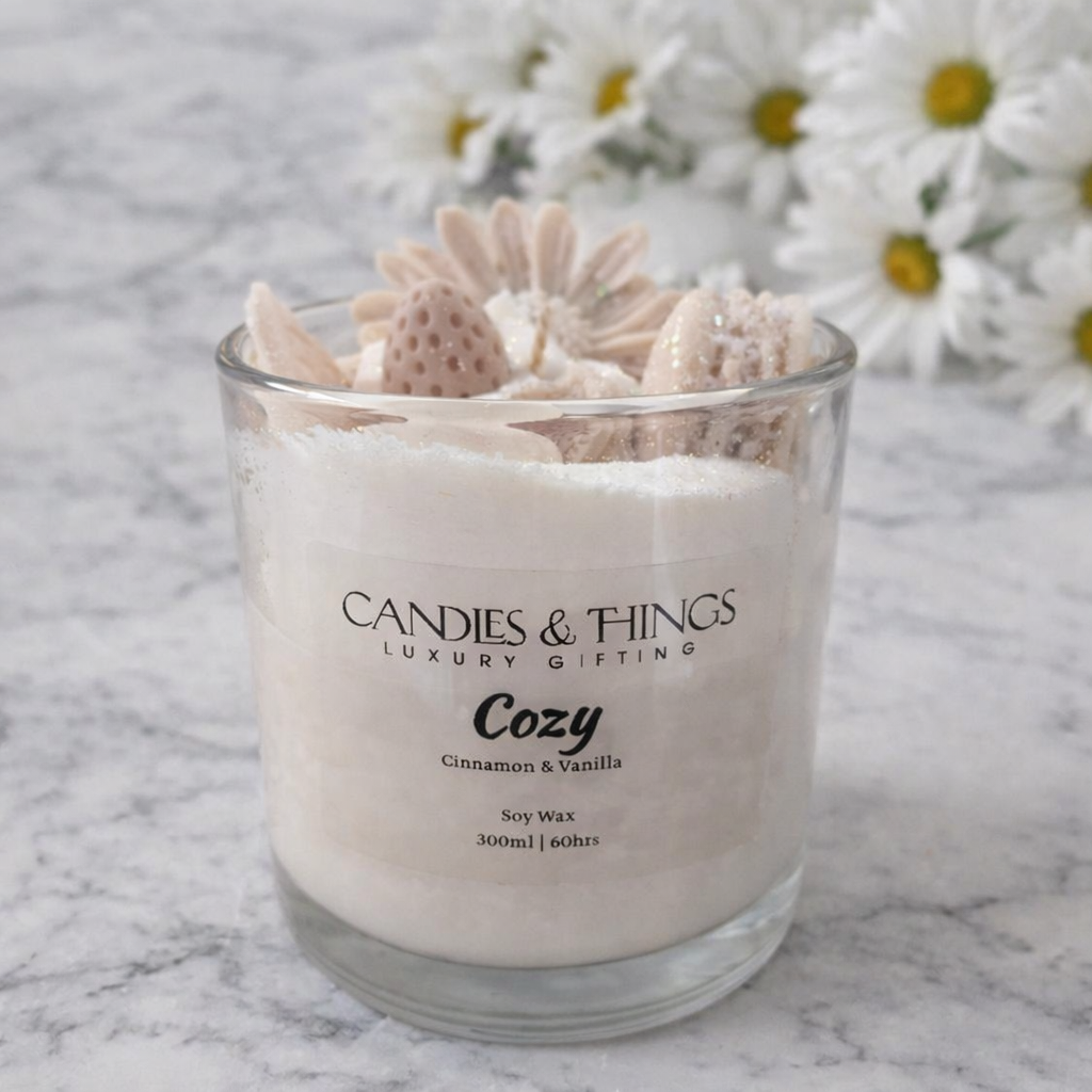Soy Candle - Cozy (Cinnamon & Vanilla)