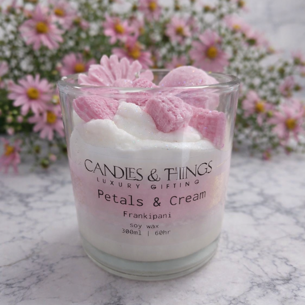 Soy Candle - Petals & Cream