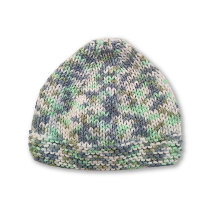 Knitted Baby Beanie - Green