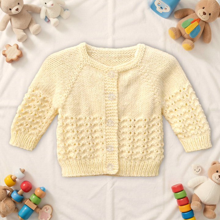 Knitted Baby Jersey - Yellow