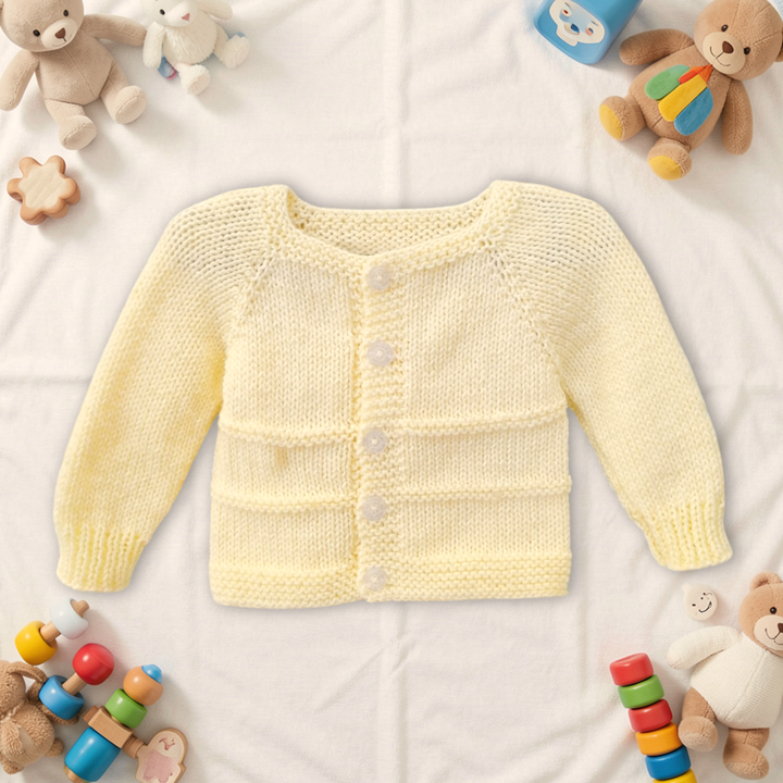Knitted Baby Jersey - Yellow