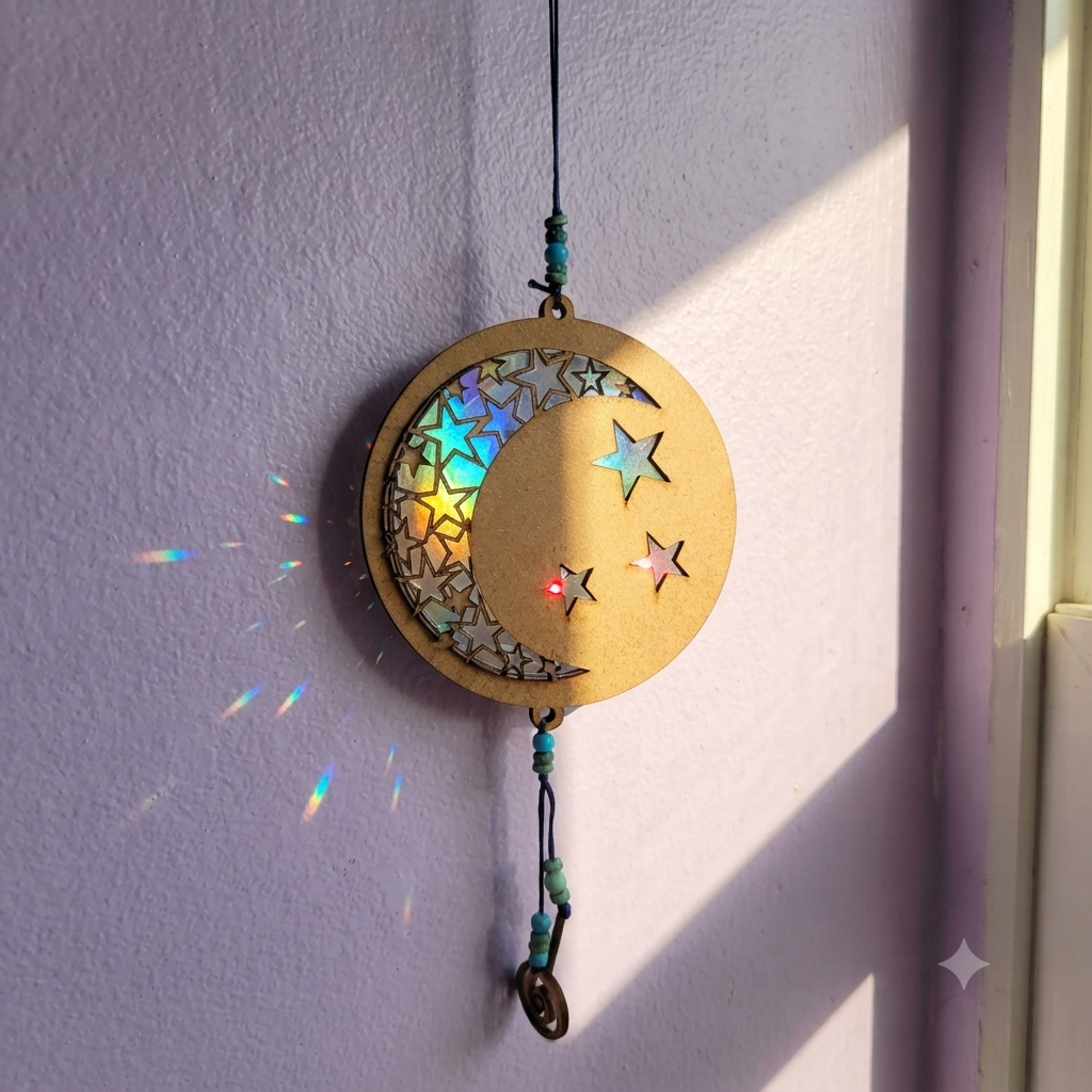 Sun Catcher - Moon & Stars