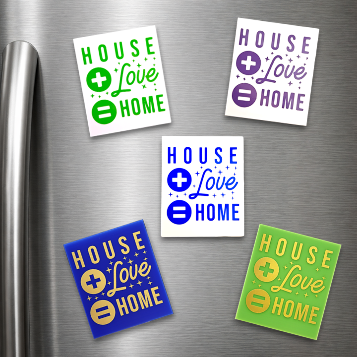 Magnet - House + Love = Home