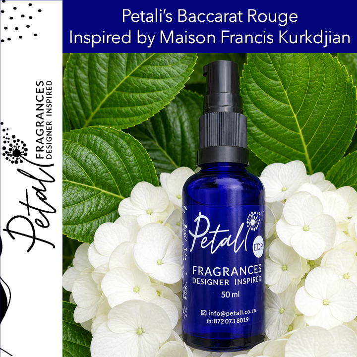 Petali's Baccarat Rouge Inspired by Maison Francis Kurkdjian - 50ml