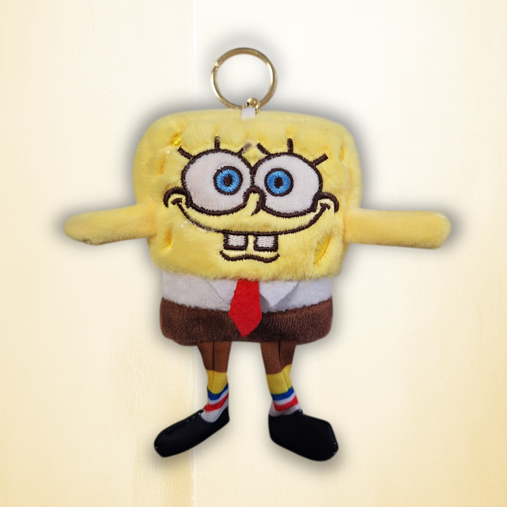 Spongebob Style Plush Keyring