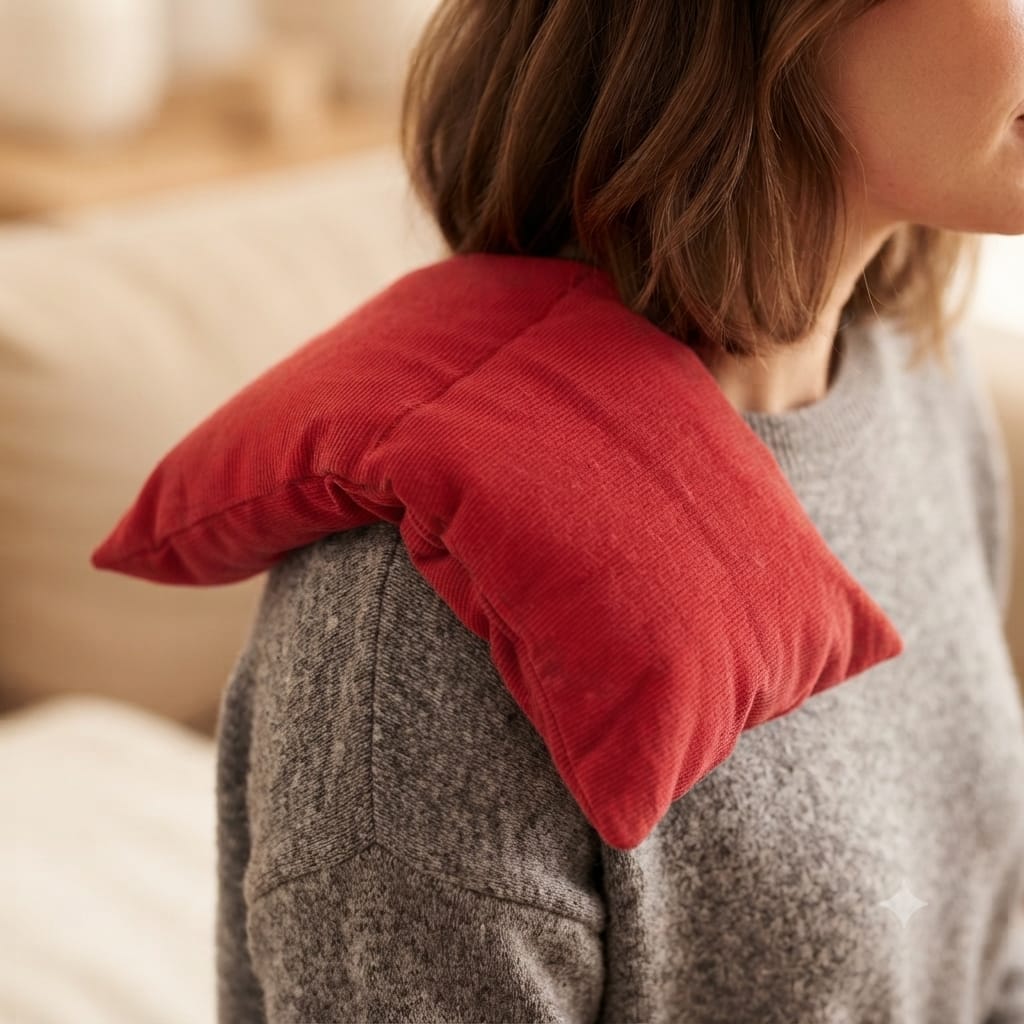 Red Microwaveable Wheat Warm Bag