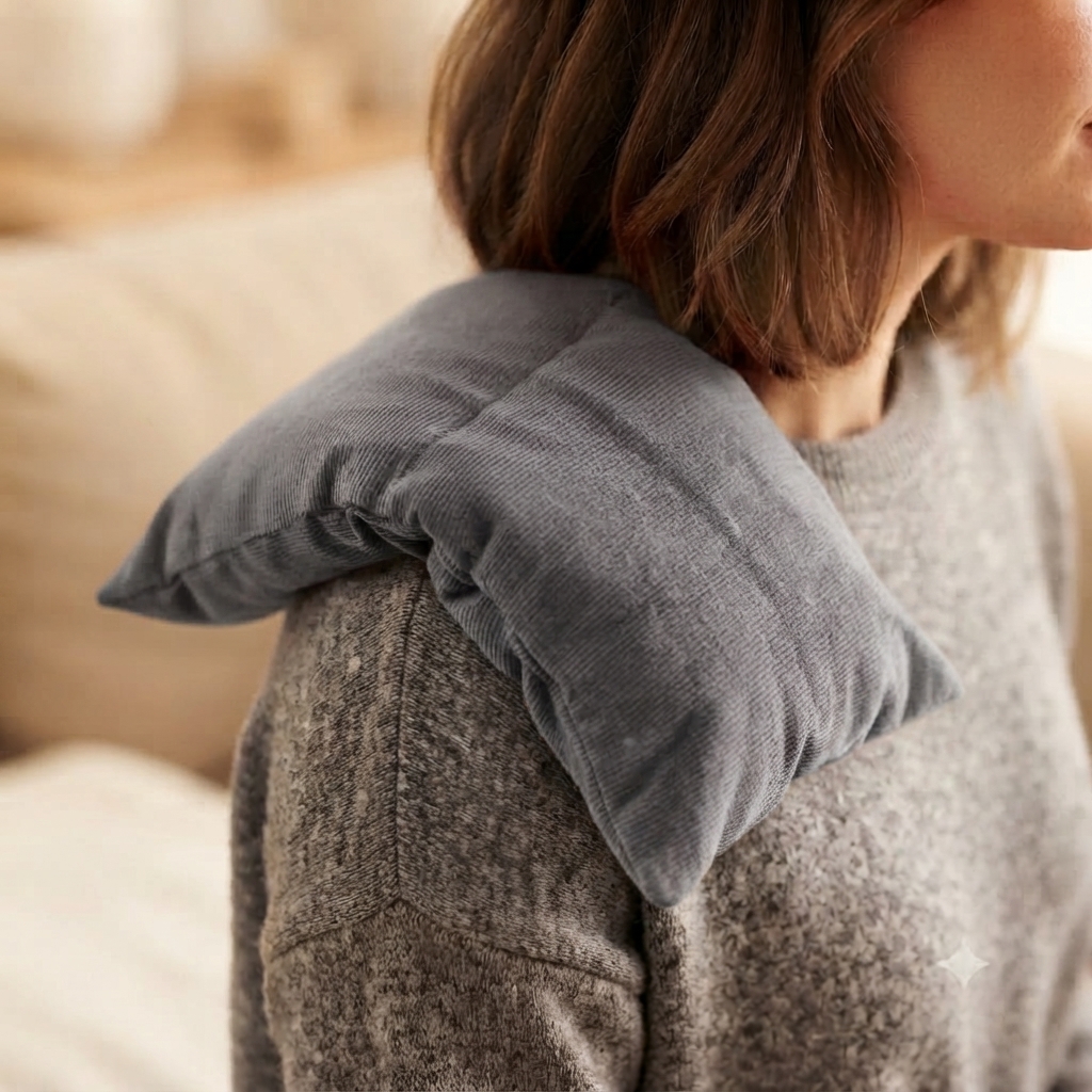 Grey Microwaveable Wheat Warm Bag