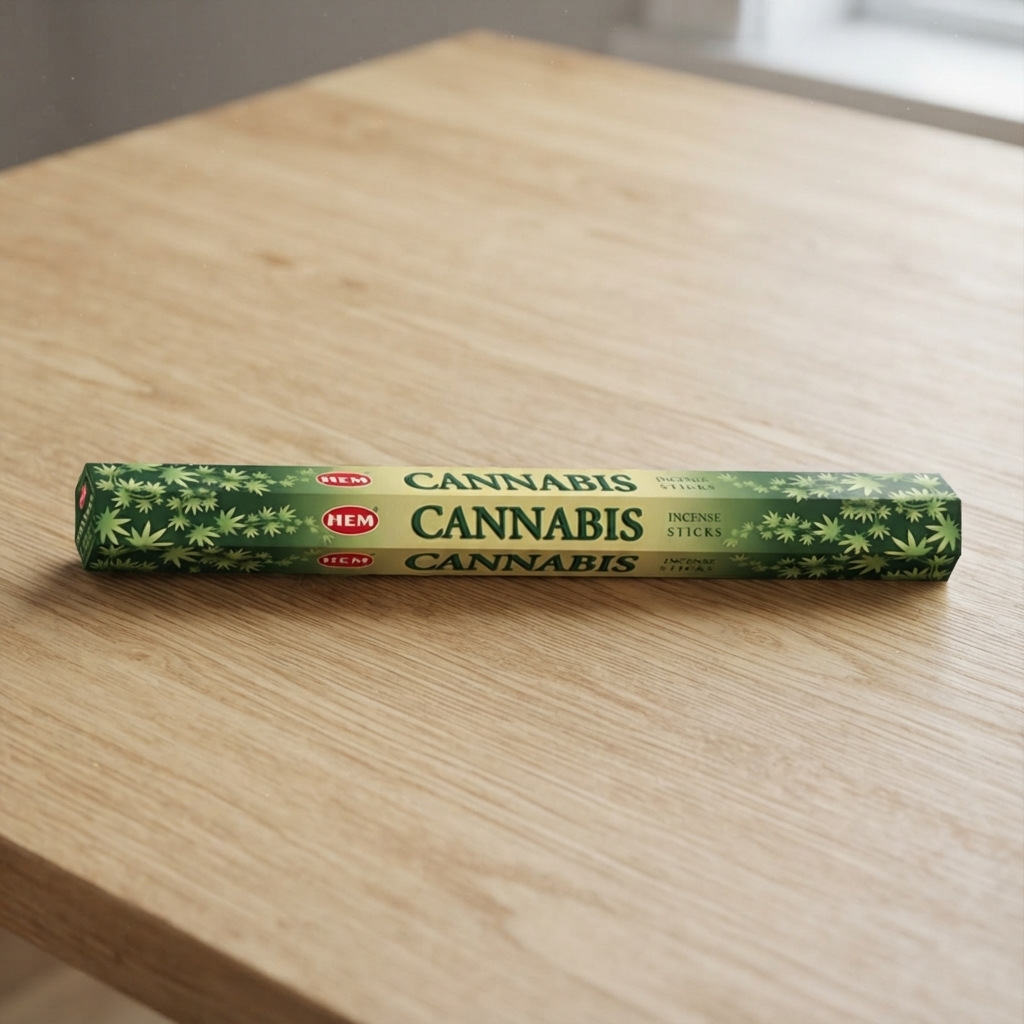 23cm HEM Incense Tube - Cannabis