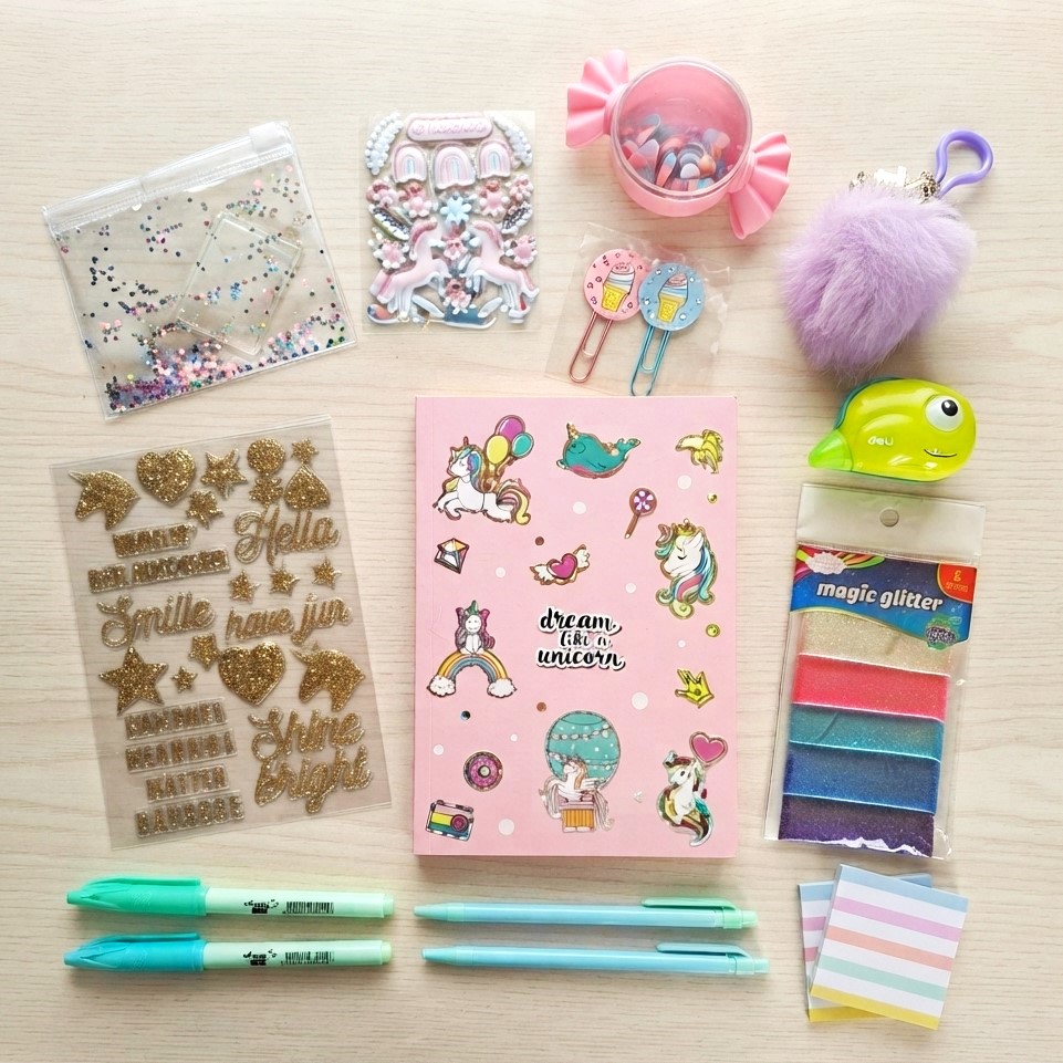 Unicorn Sparkle Stationery Set