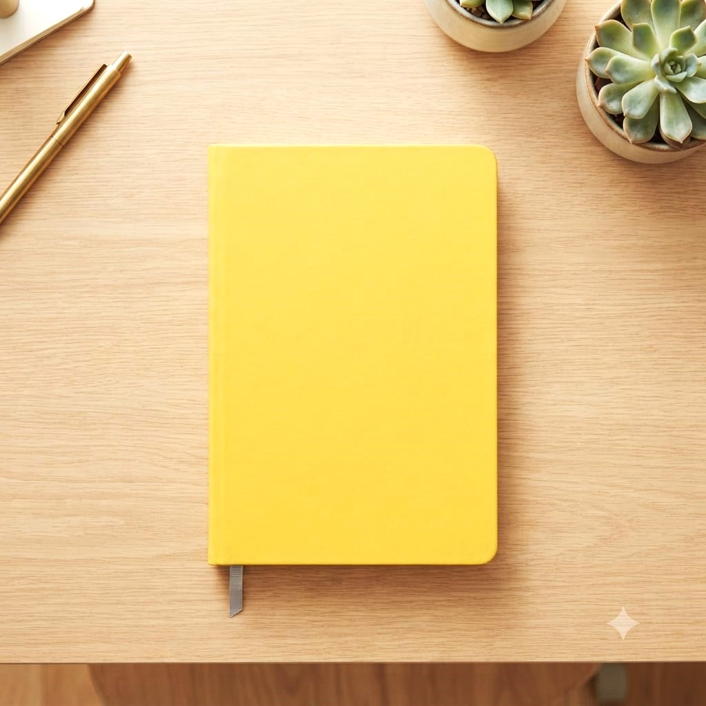 Yellow Lined Notebook