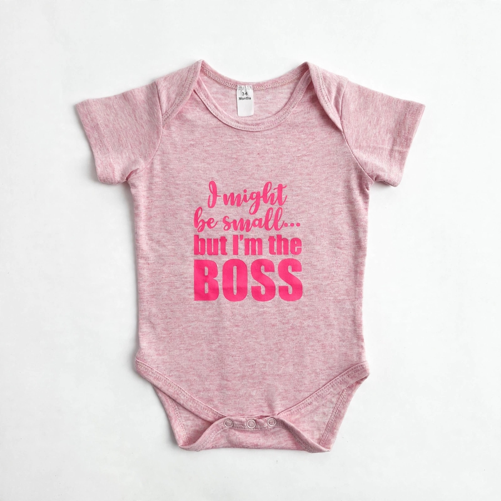I'm the Boss Babygrow 3-6 months