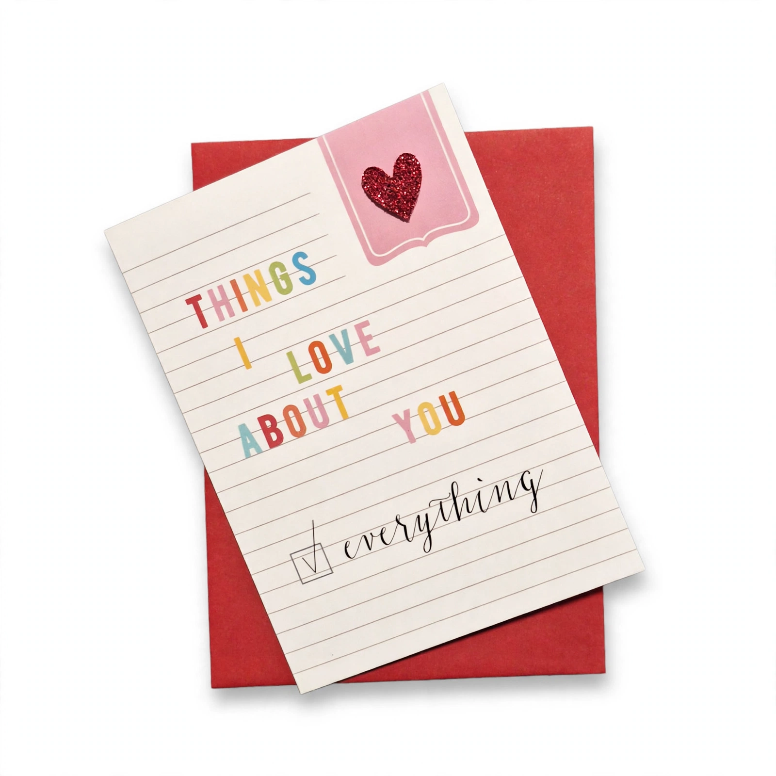 Greeting Card - Things I Love About You